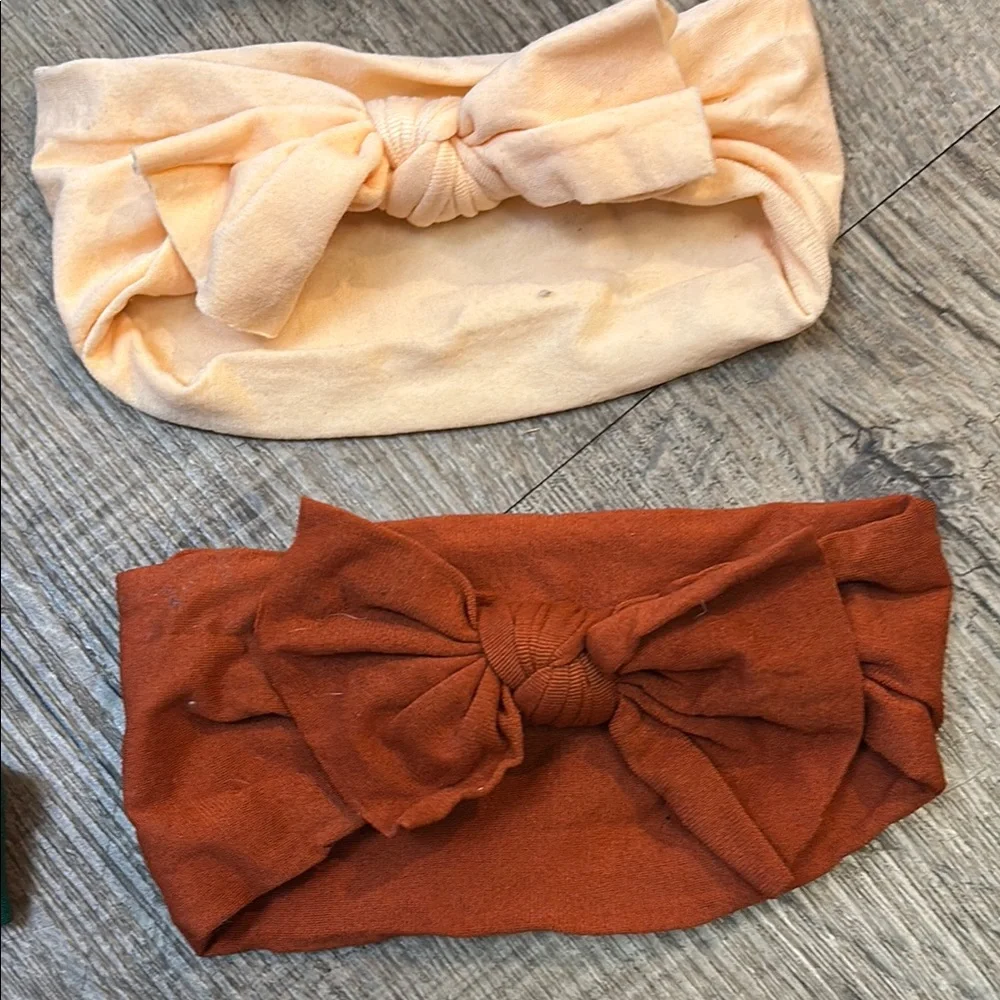 Hair Accessories with Bold Bow Design Headbands set of 7